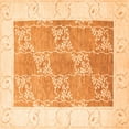 thumbnail image 1 of Ahgly Company Indoor Square Abstract Orange Contemporary Area Rugs, 7' Square, 1 of 1