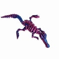 thumbnail image 3 of 1pc 3D Printed Dinosaur Movable Echinosaurus Figurine Dragons Bone Model Desktop Craft Ornament Creative Novelty, 3 of 6