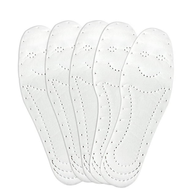 5 Pares de Plantillas Desechables Absorbentes de Sudor Cómodas Almohadillas para Transpirables , + , 43-44