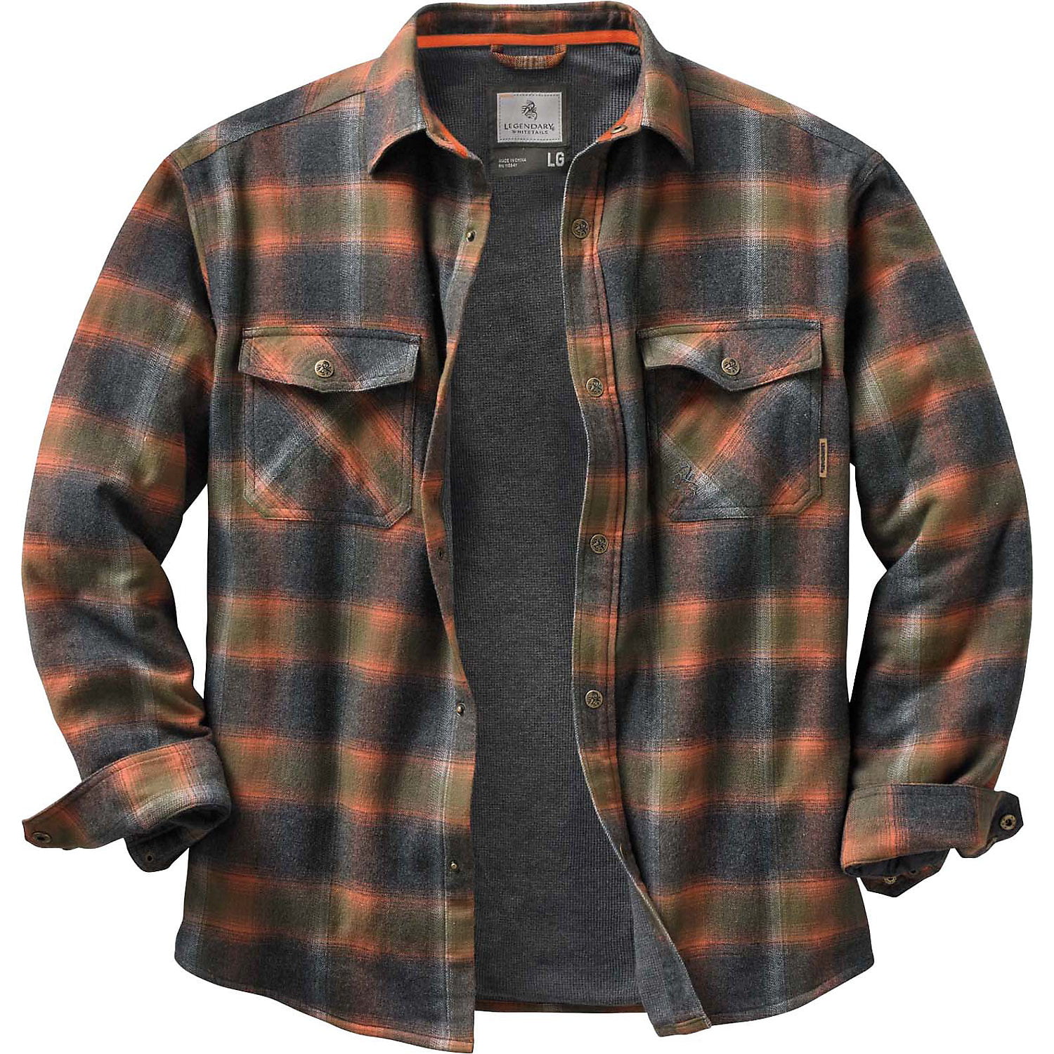 Legendary Whitetails Men's Archer Thermal Lined Shirt Jacket - Walmart.com