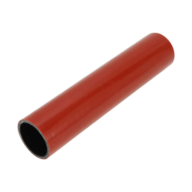 Unique Bargains 57mm ID Straight Coupler Silicone Hose 4 Layers of Cloth Intercooler Heater Turbocharger Air Intake Pipe Radiator Coolant Tube 305mm L Red Black