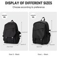 thumbnail image 5 of 15.6 Inch Lightweight Laptop Backpack for Students, Waterproof School Bag for College & Travel, Ideal Gift for Friends and Family, Black, 5 of 12
