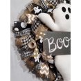 thumbnail image 2 of Halloween Ghost Wreath Cute Boo Ghost Wreath Sky Door And Window Scene Decoration Props, 2 of 5