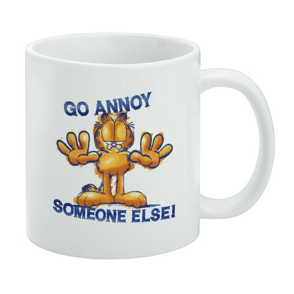 Garfield Go Annoy Someone Else White Mug