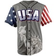 thumbnail image 3 of GREY TRUMP #45 BASEBALL JERSEY, 3 of 5