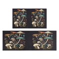 thumbnail image 1 of Charming 2-Piece Red Mushroom Kitchen Rugs & Mats - Non-Slip, Cushioned - Ideal Boho Addition for Kitchen, Sink, Laundry, Bathroom - Unique Home Decor, Sizes 17x30 & 17x47 inches, 1 of 7