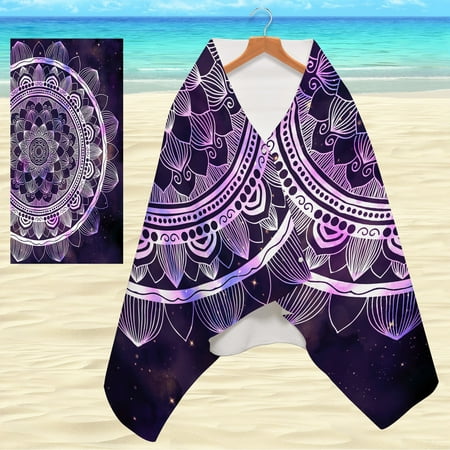 

Microfiber Beach Towel Bath Towel Quick Drying Super Absorbent Light Towel Blanket Facial Mask Printing