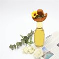 thumbnail image 1 of Qaailabf Jungle Party Wine Bottle Hat Decoration, Mini Bottle Cap Cover, 8x8x3cm, Soft Comfortable Plant Flower Design for Table Decor, Washable Reusable Bottle Accessory for Banquets, 1-Pcs, 1 of 4