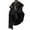 Black XL, variant on 2 Pcs/Set Fall Spring Women Shirt Pants Set Long Sleeves Lapel Lace Cuff Button-down Irregular Hem Blouse Elastic Waist Trousers OL Commuting Sport Pantsuit Outfit