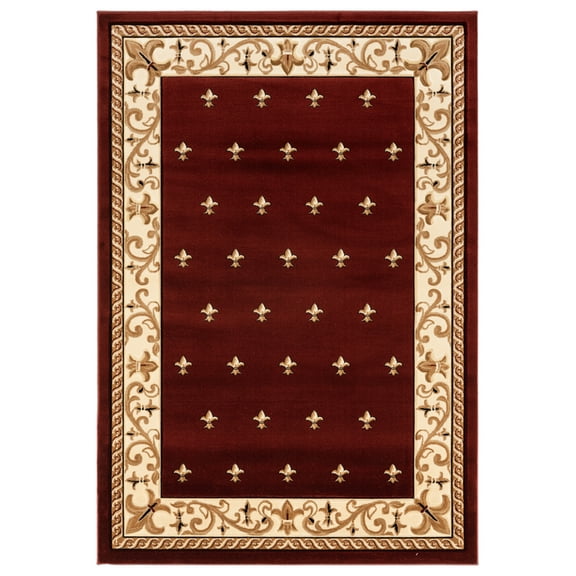 United Weavers Bristol Area Rug 2050 11634 Wington Burgundy 7' 10 x 7' 10" Rectangle