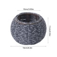 thumbnail image 3 of Ovzne Imitation Rattan Flower Stand Triangular Support Flowerpot Indoor Desktop Potted Storage Container Office Woven Pot On Clearance, 3 of 6