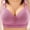 Purple, variant on loopsun Womens Plus Size Bra,Woman's Comfortable Breathable Bra Underwear No Rims