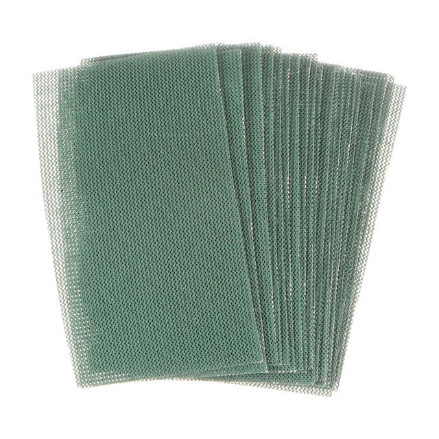 20 Piezas de Hojas de Malla de Lija de Grano 180, 2-3/4" X 5", para Lijar en Húmedo o en Seco, Almohadillas Abrasivas para Pulir y Moler Automóviles, Yeso y Metal.