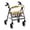 Cow Sunflower, variant on COEQINE Tie-Dye Walker Seat Cover Medical Rollator Walker Seat Set of 2 Piece Covers Animal Patterns Rollator Seat and Back Rest Covers Walker Accessories Easy to Install