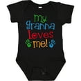 thumbnail image 3 of Inktastic Granna Loves Me Grandkid Boys or Girls Baby Bodysuit, 3 of 5