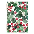 thumbnail image 3 of joogoo Spiral Journal Notebook Cherry and Leaves Pattern College Ruled Notebooks 8.3" x 5.7" 2 PCs, 3 of 8