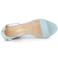 thumbnail image 4 of BLISSFUL STEP Women's Open Toe Platform Ankle Strap Chunky Heel Sandals, 4 of 6