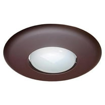 Nicor Lighting 17508OB Recessed Open Light Fixture Round Downlight Trim - Oil Rubbed Bronze