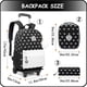 thumbnail image 2 of Mochila rodante Zbaogtw para niñas con fiambrera y estuche, 2 of 4