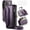 Purple, variant on Compatible with iPhone 17 Pro Max 6.9 inch Zipper Wallet Phone Case Tempered Glass Screen Protector Crossbody Lanyard Strap Flip Card Holder Slot Cell Cover for i Phone17 17Pro i17ProMax Women Purple