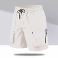 thumbnail image 2 of Pantalones cortos deportivos para pareja, mezcla de nailon y spandex, secado rápido, estilo cargo, fitness al aire libre, S-XXXL, 2 of 4