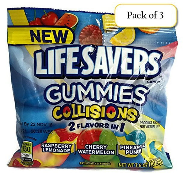 Lifesavers Gummies Collisions, 3.6oz Bag (pack Of 3) - Walmart.com 