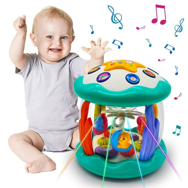 Proyector Giratorio Bebé | 12-18 Meses | Luces Y Música | Gateo Y Caminata | ABS | Regalo 1-3 Años