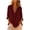 Wine, variant on GERsome Button Down Shirts for Women Long Sleeve Collared V-Neck Comfy Cotton Casual Loose Fit Dressy Blouses Yellow L