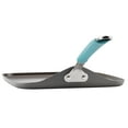 thumbnail image 5 of Rachael Ray 11" Cucina Hard-Anodized Nonstick Shallow Square Griddle, Gray with Agave Blue Handle, 5 of 13