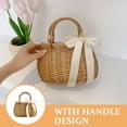 thumbnail image 4 of unbranded Tejida A Mano Color Marrón Con Asa Para Uso Diario Y Picnic, 4 of 8