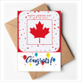 thumbnail image 1 of Happy Canada Day 4th Of July Maple Wedding Cards Congratulations Greeting Envelopes, 1 of 3
