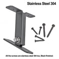 thumbnail image 7 of Heavy Duty Stainless Steel-304 Pergola Roof Riser Beam Bracket with Screws Steel, 7 of 7