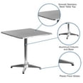 thumbnail image 5 of Flash Furniture Mellie 27.5'' Square Aluminum Indoor-Outdoor Table with Base, 5 of 6