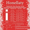 thumbnail image 6 of SASTYBALE Christmas Tablecloth Rectangle, Jacquard Snowflake Pattern Table Cloth for Rectangle Tables, Water Resistant Rectangular Tablecloths for Dining Room & Holiday Decoration, 6 of 7
