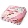 thumbnail image 4 of Pink Romantic Love Graffiti Throw Blanket, Anti-Pilling Ultra-Soft Micro Fleece Cover Blanket for Bed Sofa, for All Seasons, 40"x30", 4 of 9