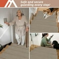 thumbnail image 5 of Stair Treads Non-Slip Carpet Stair Treads for Wooden Steps, Indoor Stair-Runner Rugs for Kids Elders & Pets 28"x9" (15Pc, Beige), 5 of 7