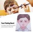 thumbnail image 3 of Makeup Painting Practice Board, Face Paint Practice Board 3pcs Multifunctional  for Stage, 3 of 7