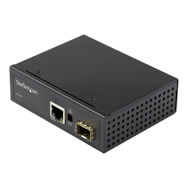 STARTECH.COM IMC1GSFP FIBER TO ETHERNET MEDIA CONVERTER EXTENDS NETWORKS & CONVERTS OPTICAL FIBER TO R