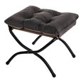 thumbnail image 1 of Taburete otomano plegable HollyHome, 38 cm, tapizado, 1 of 9