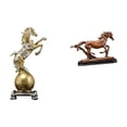 thumbnail image 1 of Figura de escritorio,Estantería con estatua de caballo para escritorio,oficina y decoración del hogar.,Figura decorativa de escritorio de resina para decoración del hogar,Figura de, 1 of 8