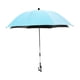 thumbnail image 4 of Sombrilla para cochecito de bebé, sombrilla impermeable para cochecito de bebé con abrazadera azul, 4 of 9