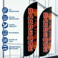 thumbnail image 5 of Barbeque Feather Flag(11.5feetX2.5feet) by DreamController | Outdoor Business Advertising Tall Flag | Weather-Resistant Knitted Swooper Flag | Made in USA | HD Print (Flag Only), 5 of 6