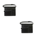 thumbnail image 4 of Decodeary Sac de Ceinture Utilitaire Portable pour Jardin Résistant aux Déchirures et à Multiples Poches, Sangle Réglable, Pochette de Ceinture pour Outils de Jardin en Tissu, Noir, Ensemble de 2, 4 of 6
