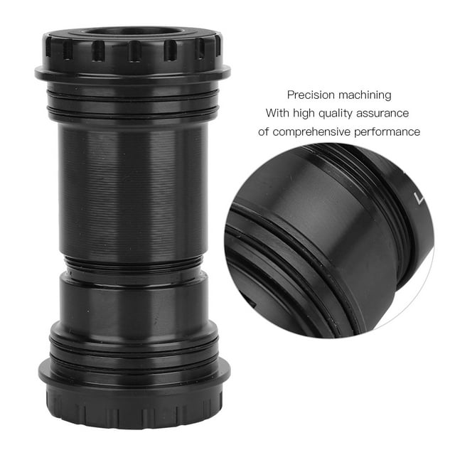 ZTTO Alliage Vélo Filetage Intégré Vis dans Boîtier de Pédalier Usinage Robuste Durable Design Noir Rouge pour Pédalier φ24/24mm