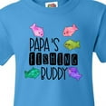 thumbnail image 4 of Inktastic Papa's Fishing Buddy with Colorful Fish Youth T-Shirt, 4 of 5