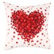 thumbnail image 1 of Fundas de almohada para el día de San Valentín 18 × 18 pulgadas Cojín de boda de aniversario de vacaciones Funda de almohada XBTCLXEBCO Funda de almohada temática del Día de San Valentín, estampado de patrón de amor, 1 of 5