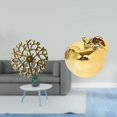 thumbnail image 2 of Escultura para colgar en la pared,Decoración de pared de metal para sala de estar,dormitorio y exterior.,Estatua decorativa,Escultura de frutas para decoración del hogar para escritorio, 2 of 8