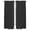 Onyx, Jet Black, Charcoal, Slate, variant on Pink Stripes Tier Curtains 24 Inch Length, Modern Vertical Lines Geometric Minimalist Cafe Short Curtains for Bathroom Over Sink, Small Kitchen Curtain Light Filtering Drapes 2 Panels 27.5"Wx24"L