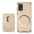 thumbnail image 1 of For Samsung Galaxy A31 Carbon Fiber Leather Card Magsafe Phone Case, 1 of 5