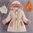 thumbnail image 2 of JHLZHS Girls Jackets Size 14-16 Children's Winter Padded Padded Jacket Thickened Fashion Down Jacket 3T Winter Jacket Girls Winter Coat Size 10-12, 2 of 4